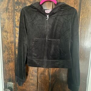 Juicy Couture Women's Black Zip-Up Jacket